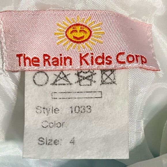 The Rain Kids Formal Dress Girls Size 4 Two Tone Lace Top Tulle Skirt Outfit - Picture 8 of 9